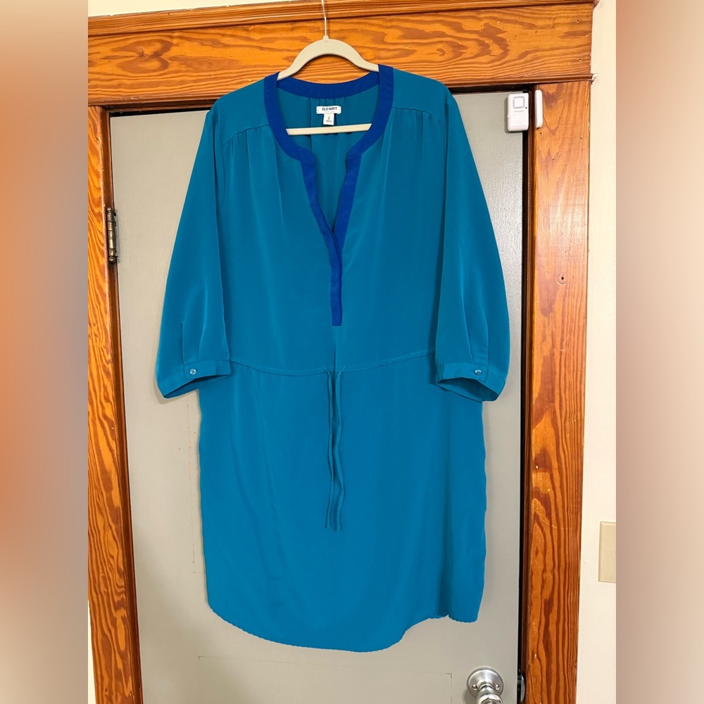 Old Navy Teal and Blue dress